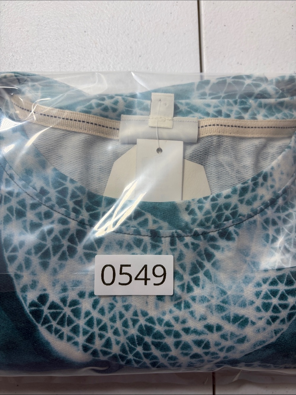 NWT Wonderly Studio Teal Medallion Blue Shirt Dress Tunic Top Long Sleeve (M) - Picture 9 of 9